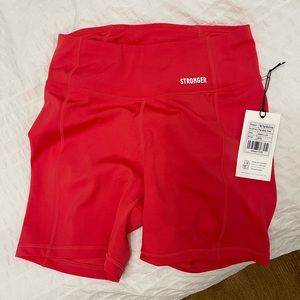 Stronger Sweden paradise pink biker shorts